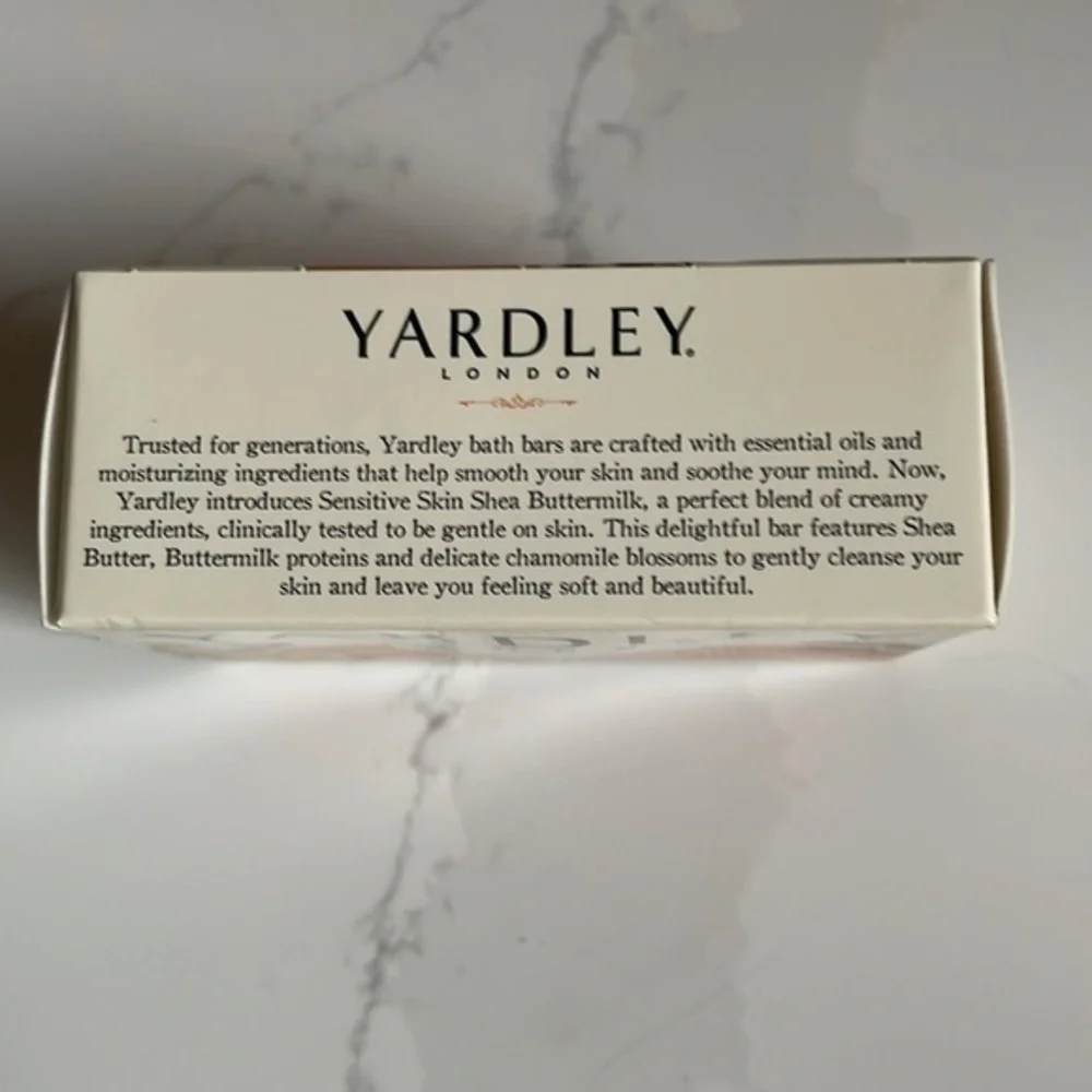 Yardley London NEW Shea Butter Sensitive Skin Lot Soap & Lotion Full‎ Size